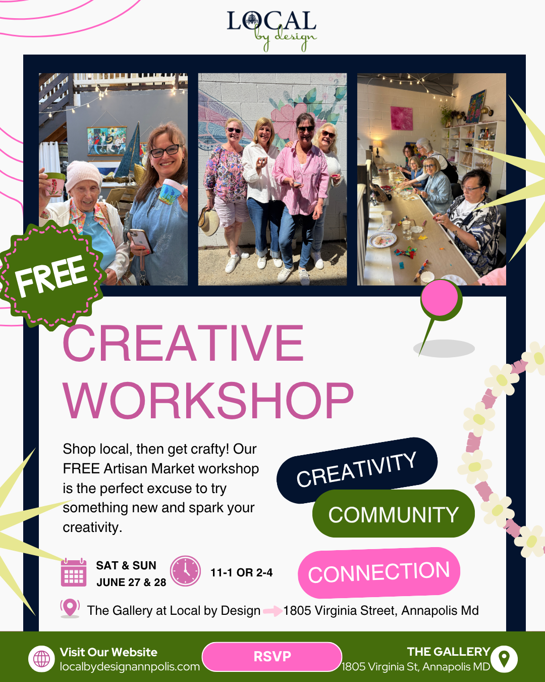 June Artisan Market Craft Workshop