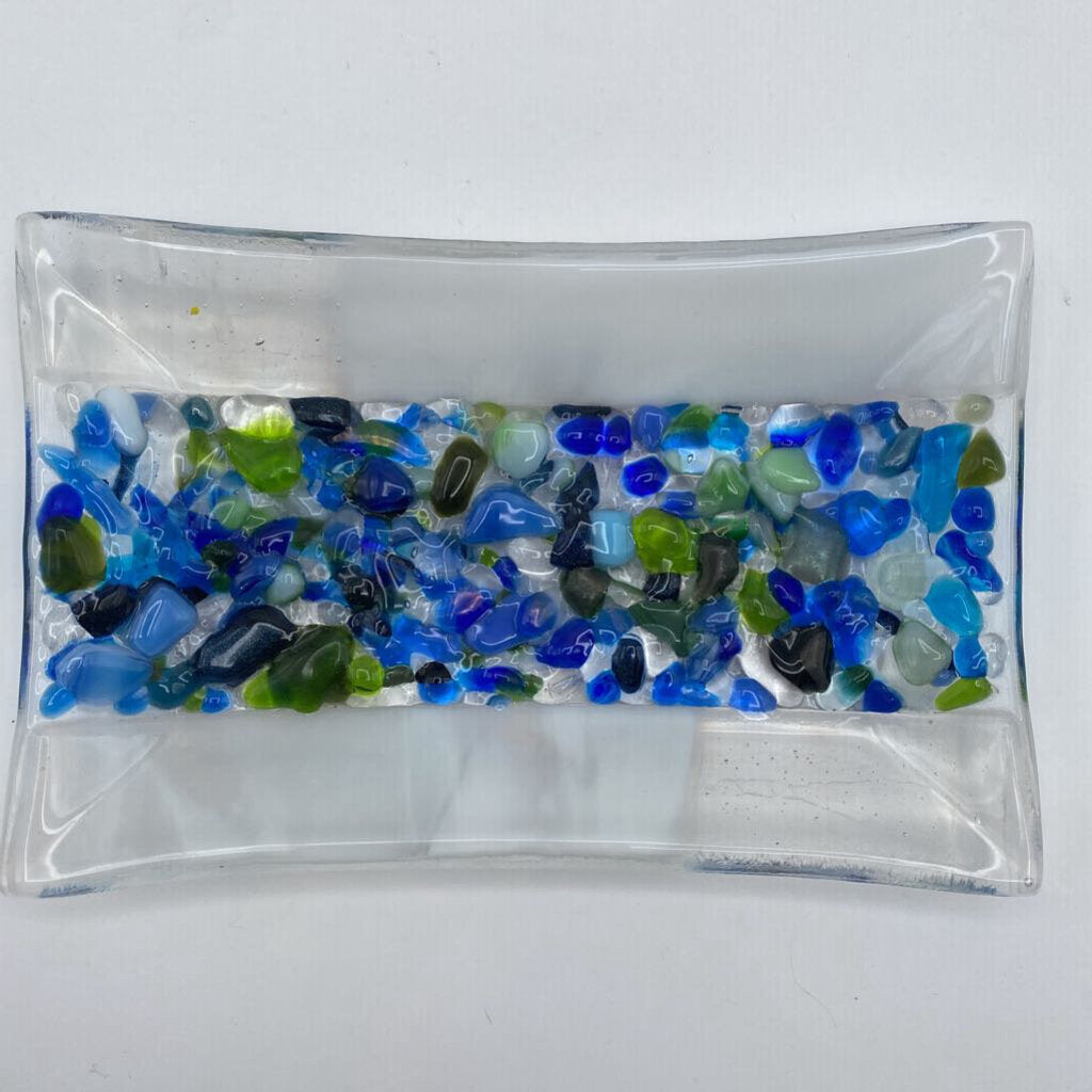 River Rock Glass Studio | Soap Dish