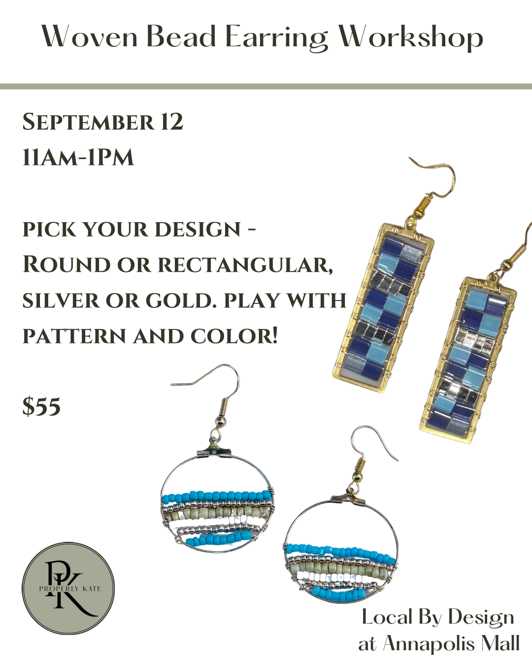 Jodi Roberts | Woven Bead Earring Workshop