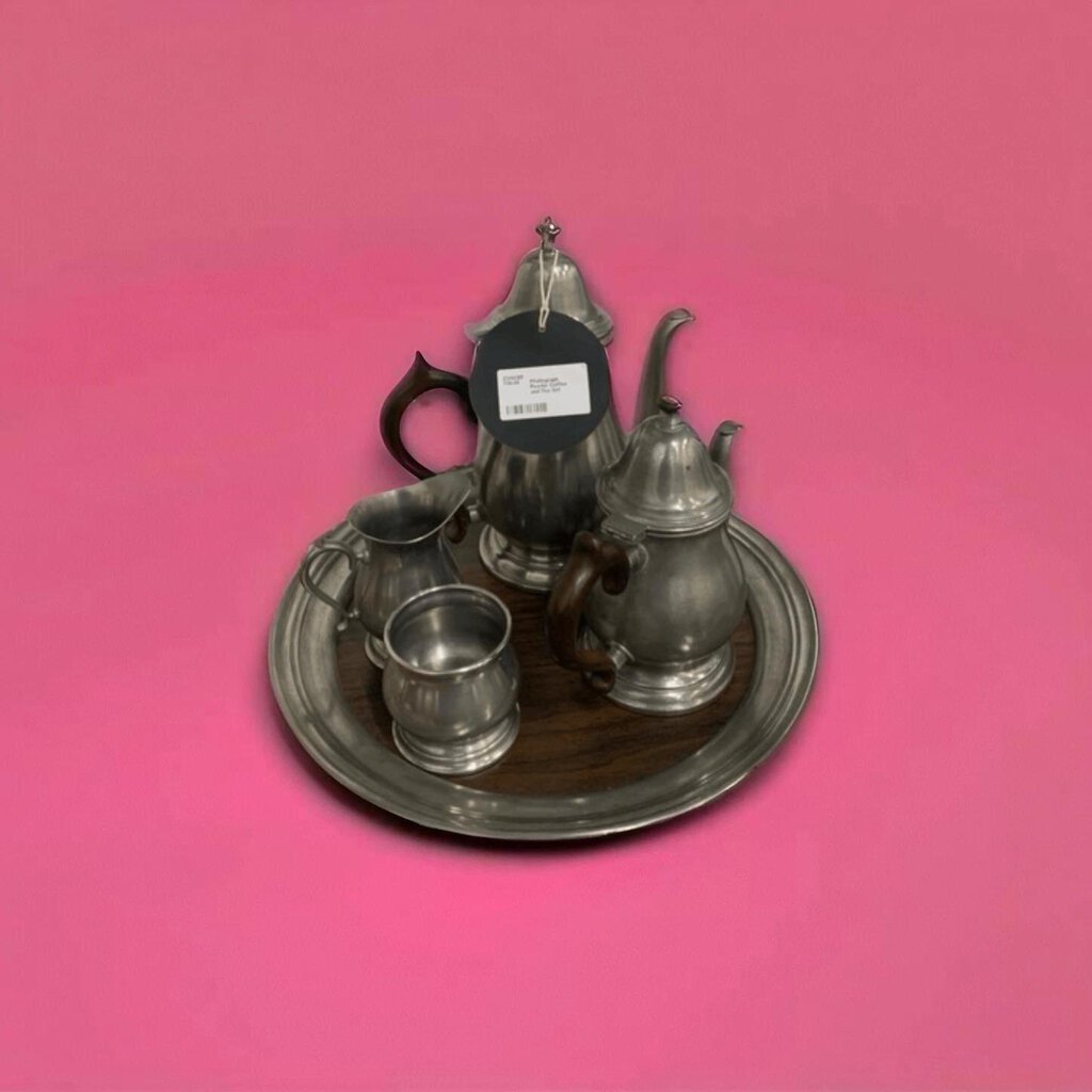 Vintage Bayside Curiosities | Pfaltzgraph Pewter Coffee & Tea Set