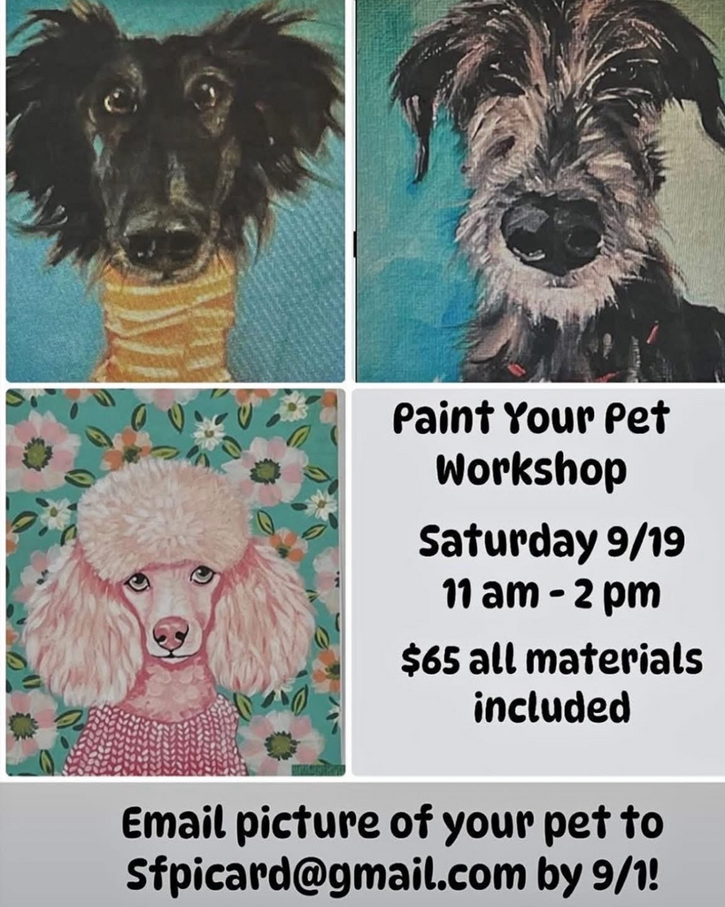 Paint Your Pet Workshop | Sept 19