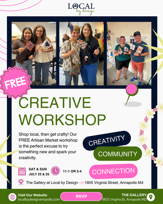July Artisan Market Workshop