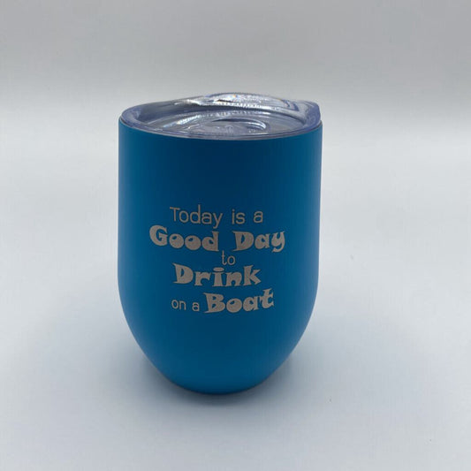 Cricket Studio Tumbler | Good Day to Drink on a Boat