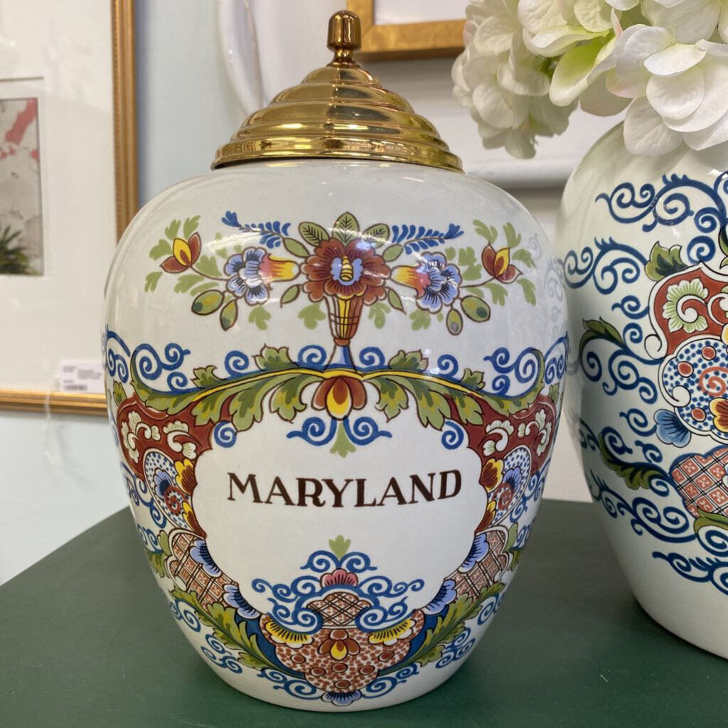 Salvage Art Reclaim | Vintage Maryland Tobacco Jar