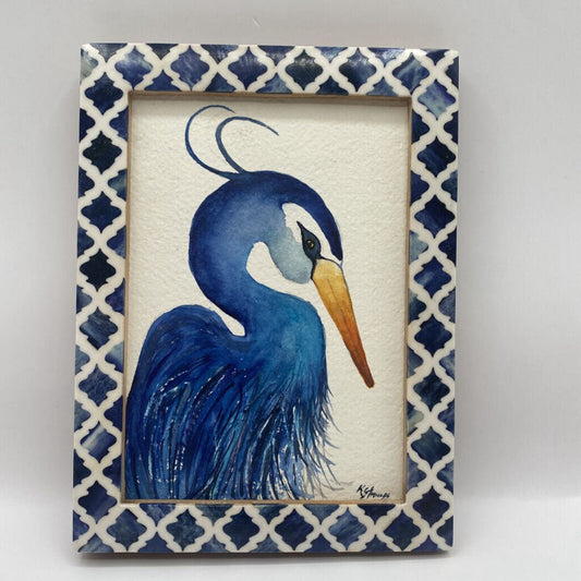 Kathy Strouss | Heron Petit Watercolor