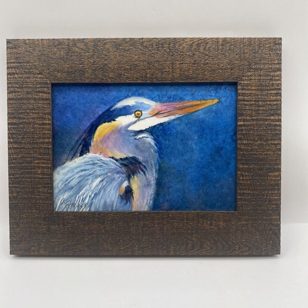 Kathy Strouss | Heron Petit Watercolor