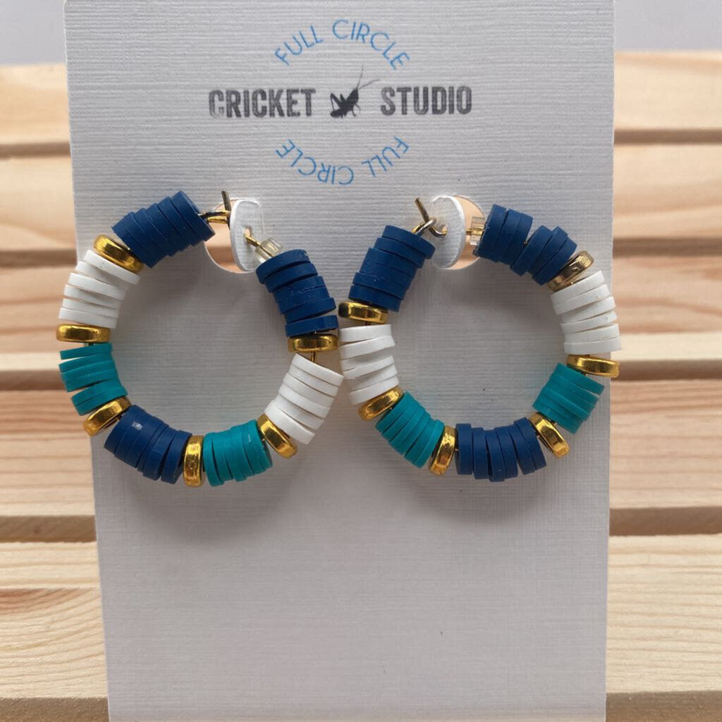 Cricket Studio | Small Heishi Hoops