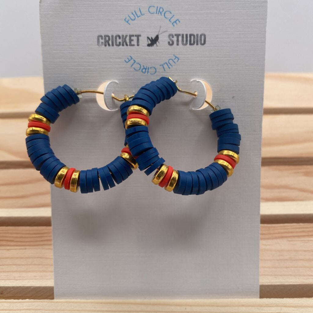 Cricket Studio | Small Heishi Hoops