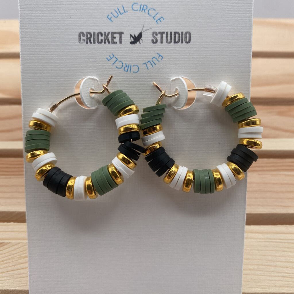 Cricket Studio | Small Heishi Hoops