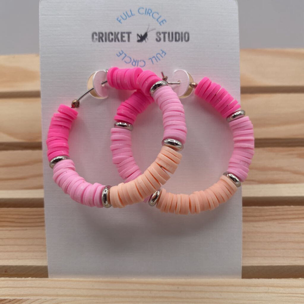 Cricket Studio | Large Heishi Hoops