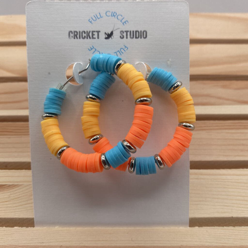 Cricket Studio | Large Heishi Hoops