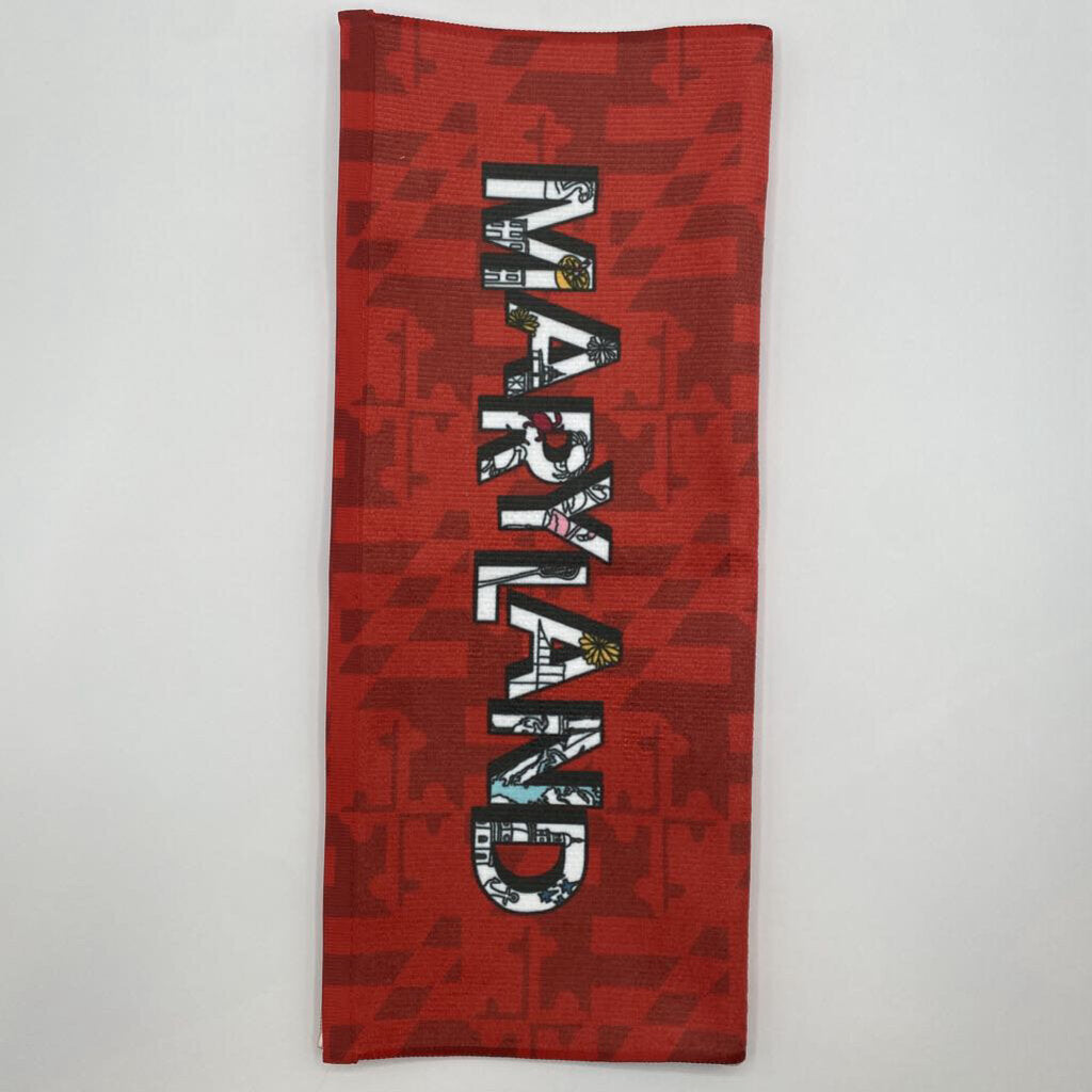 The Letters Mdn | Maryland Icons Towel