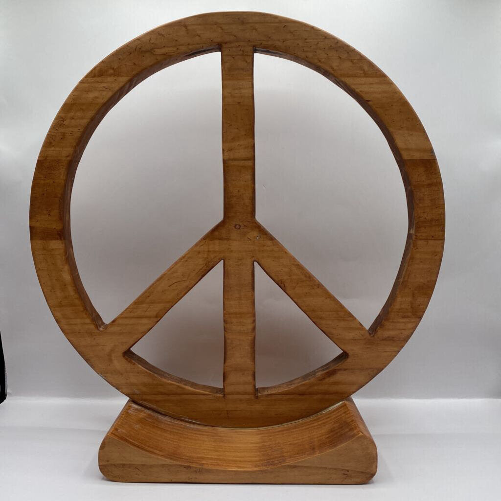 Old Things New | Wooden Peace Sign