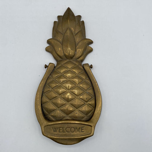 Salvage Art Reclaim | Vintage Brass Pineapple Door Knocker