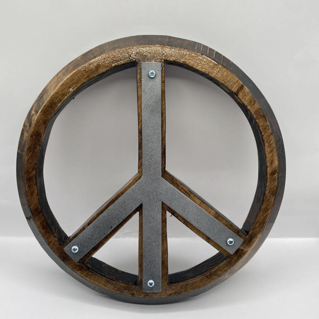 Old Things New | Wooden Peace Sign