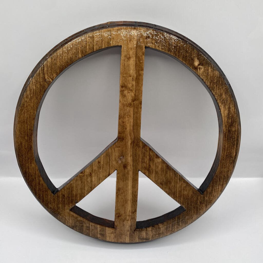 Old Things New | Wooden Peace Sign