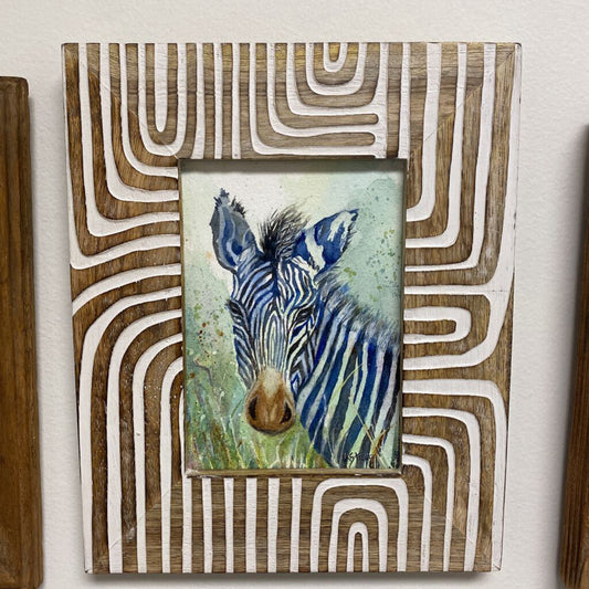 Kathy Strouss | Framed Zebra