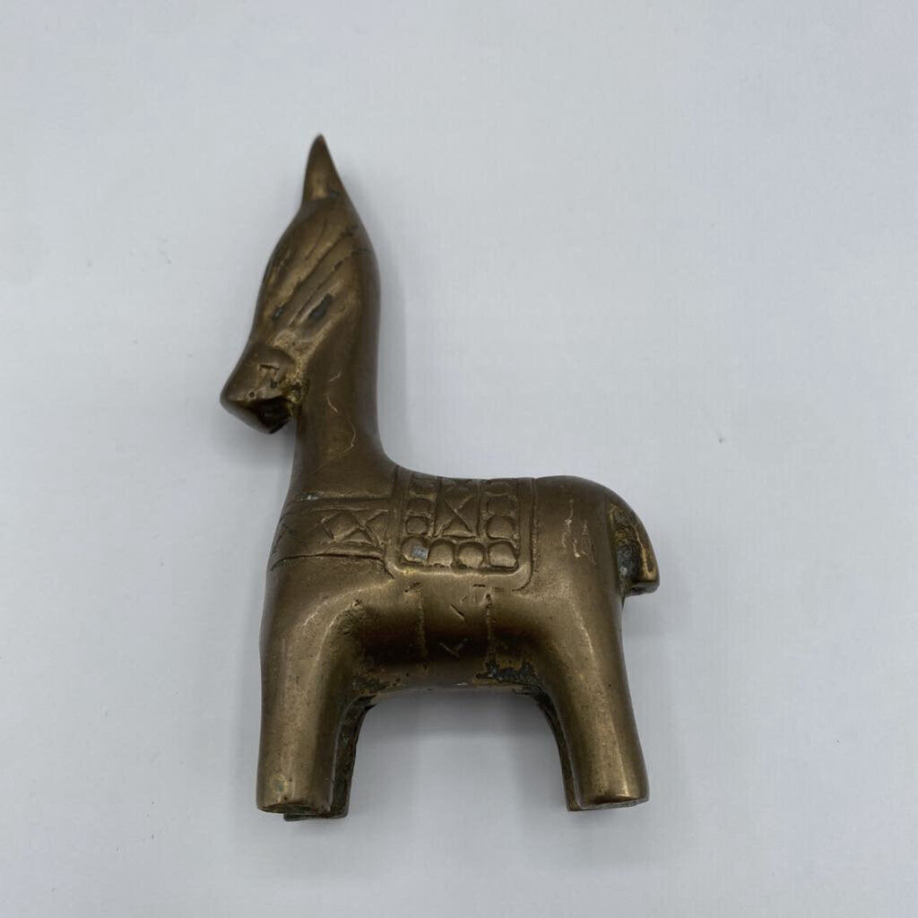 Salvage Art Reclaim | Vintage Brass Llama