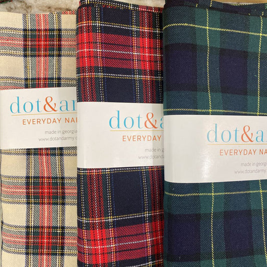 Local by Design | Set of 4 Cloth Tartan Napkins