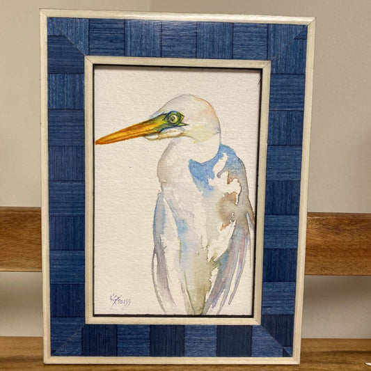 Kathy Strouss | Framed White Egret