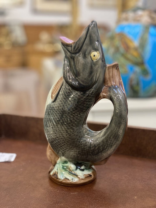 Salvage Art Reclaim | Vintage Majolica Fish