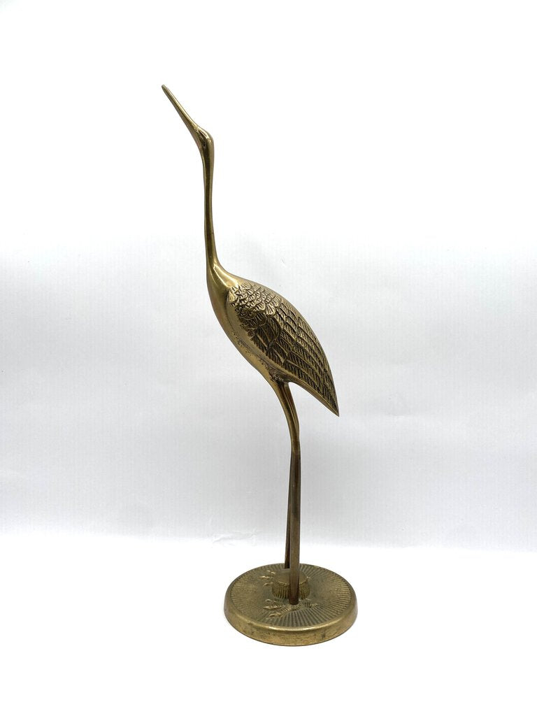 Salvage Art Reclaim | Vintage Brass Heron