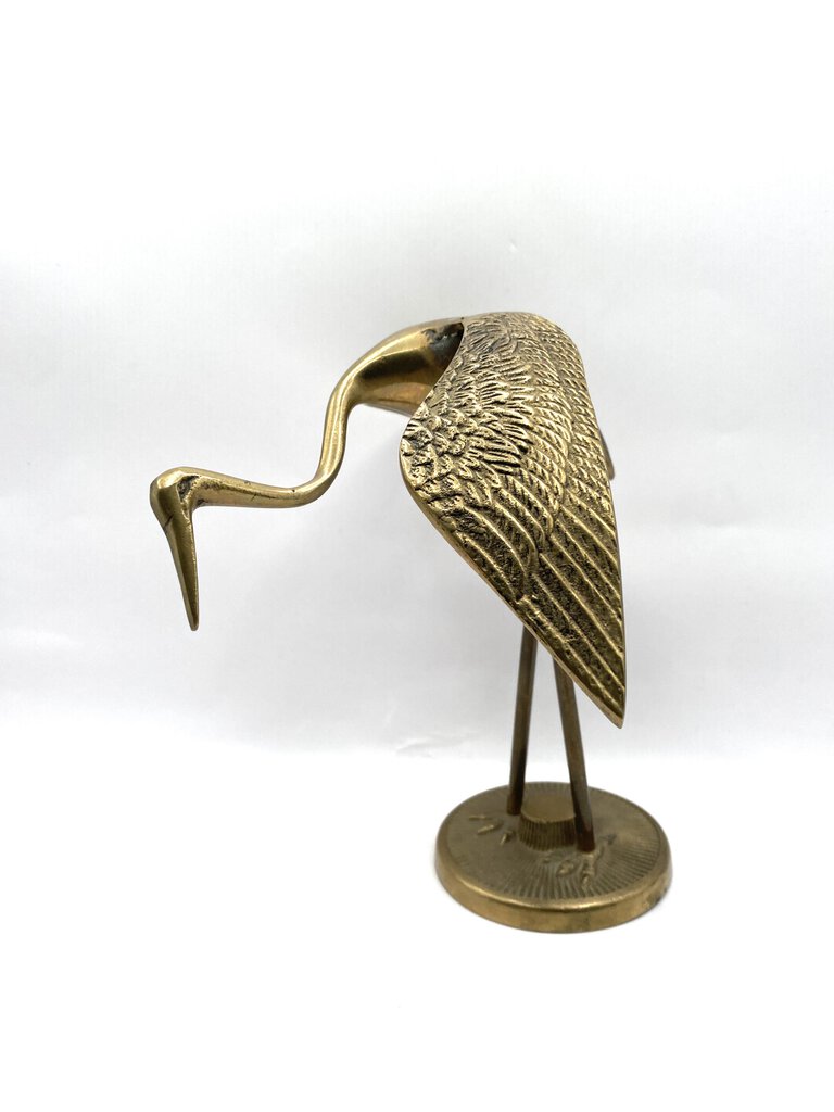 Salvage Art Reclaim | Vintage Brass Heron