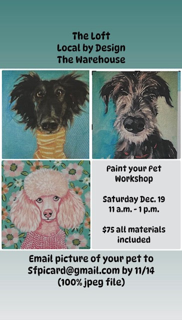 Paint Your Pet Workshop