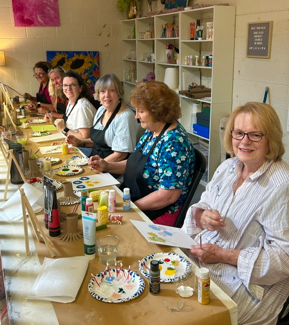 Guests at a workshop in The Loft