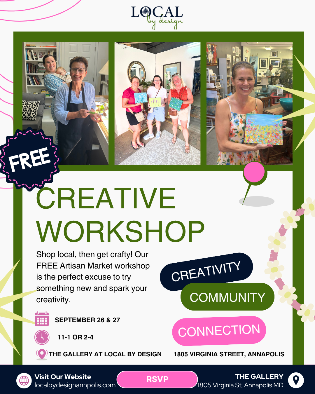 September Artisans Market Workshop