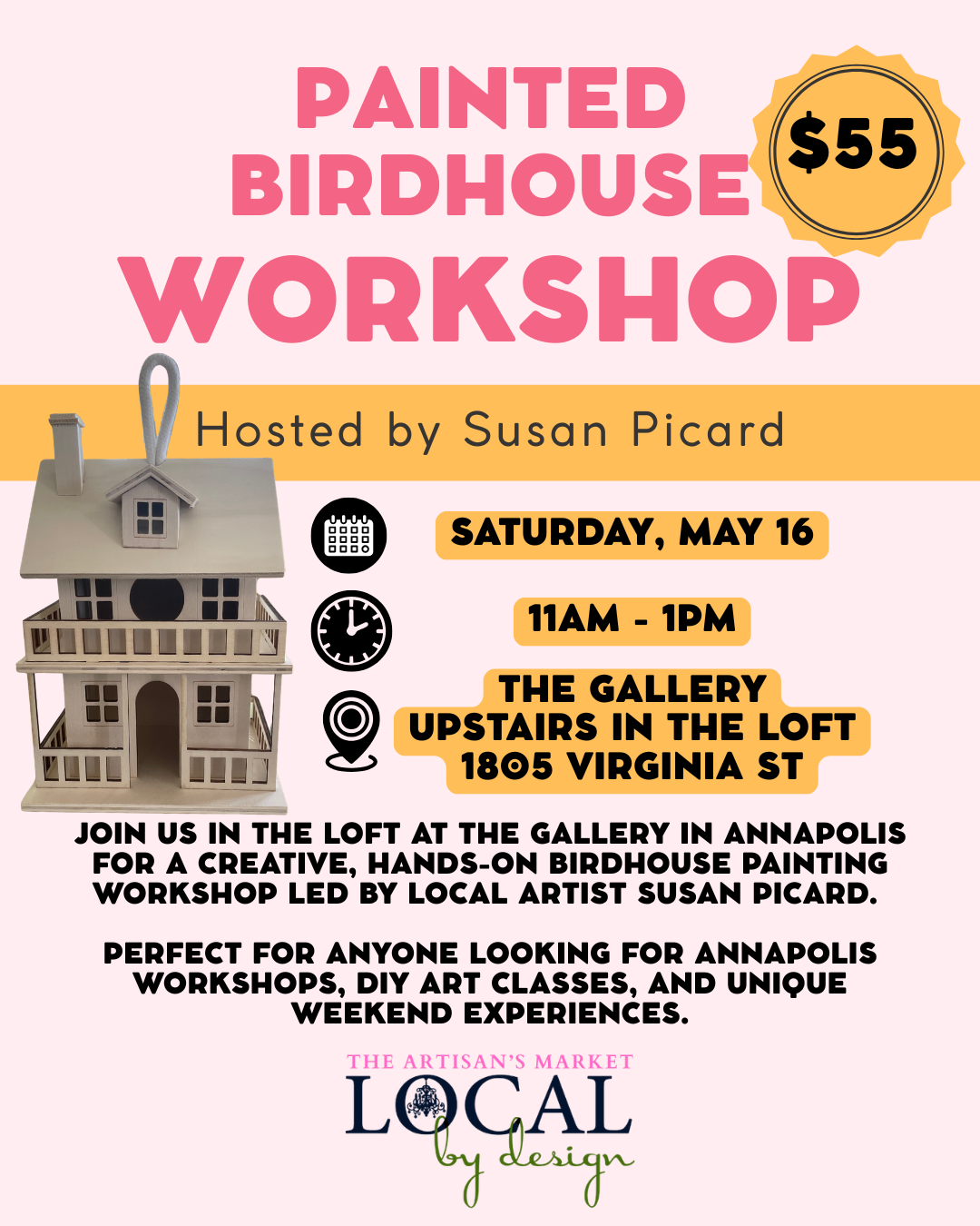 Painted Birdhouse Workshop