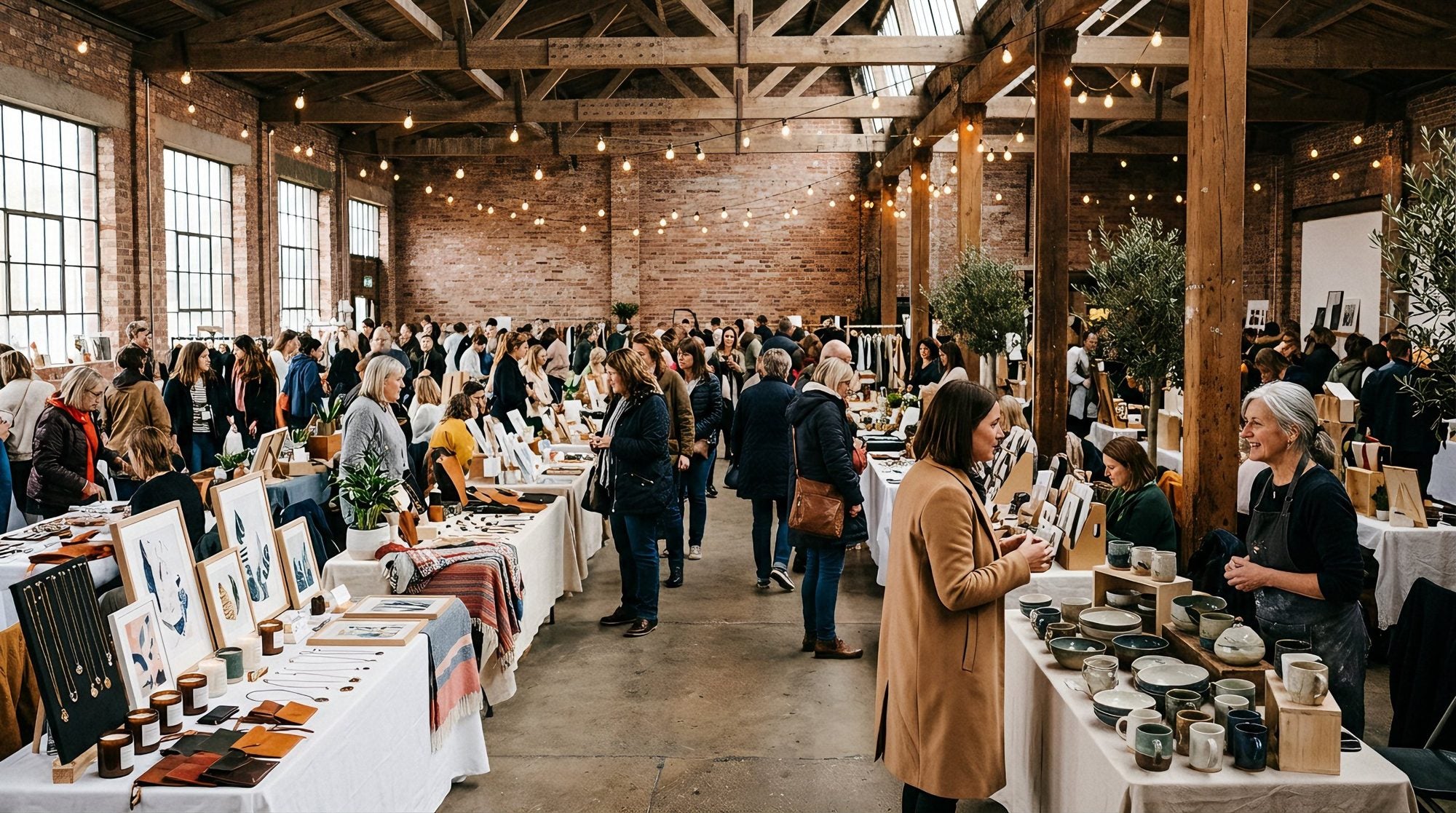 The Artisan's Market in full swing
